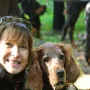 Yaska mit 10 Jahren und ihrem Frauchen