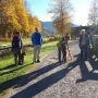 Treffpunkt beim Stammhaus der Gebirgsjäger in Aurach