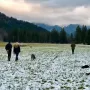 Auch Schnee hatten wir