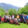 2. Gruppenfoto beim Sektempfang