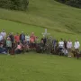 Gruppenbild am Kreuz