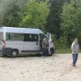 Die Organisatoren kommen.