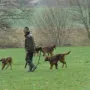 Eine Runde nach dem Schuss.