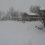 Schnee um unser Schloß im März 2013